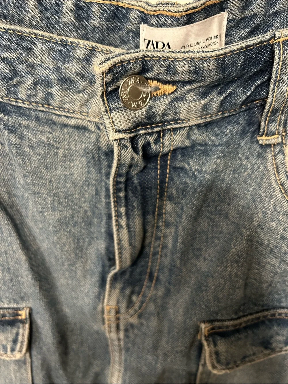 Zara denim mini